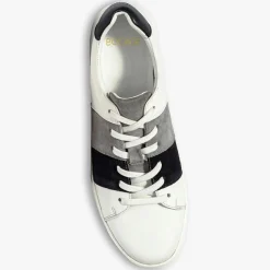 Homme Bocage Baskets^Baskets en Cuir Kemo blanc/gris/marine