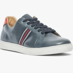 Baskets en Cuir Kessy bleu marine-Bocage