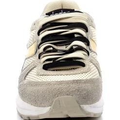 Femme Diadora Baskets^Baskets en Cuir Kmaro 42 Metal taupe/doré
