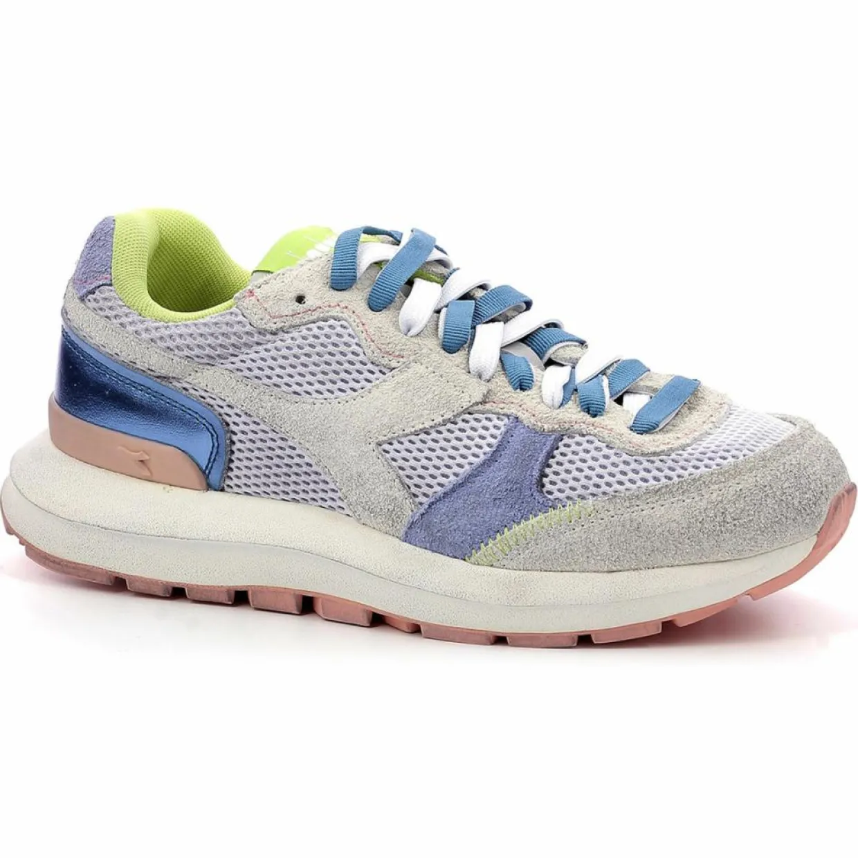 Baskets en Cuir Kmaro 42 Metal bleu/gris-Diadora Outlet