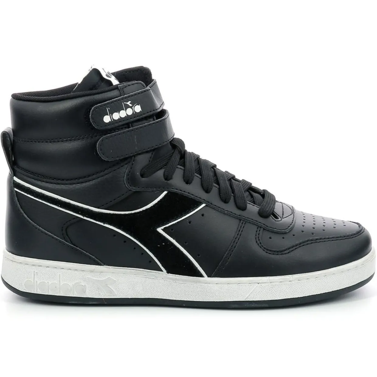 Baskets en Cuir Magic Bas Mid I noires-Diadora Online