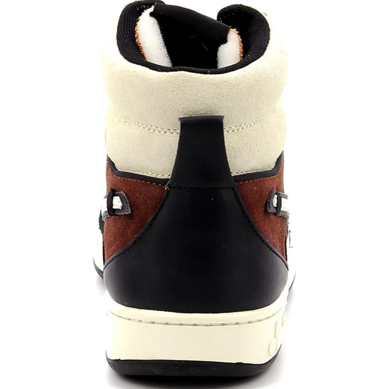 Homme Diadora Baskets^Baskets en Cuir Magic Baske Mi orange/marron