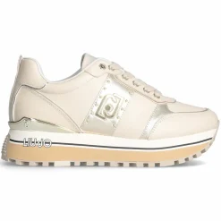 Femme Liu-Jo Baskets^Baskets en Cuir Maxi butter