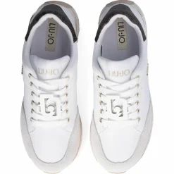 Femme Liu-Jo Baskets^Baskets en Cuir Maxi écrues