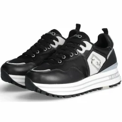 Femme Liu-Jo Baskets^Baskets en Cuir Maxi noires