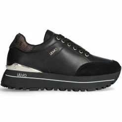 Femme Liu-Jo Baskets^Baskets en Cuir Maxi noires