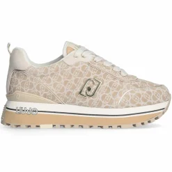 Femme Liu-Jo Baskets^Baskets en Cuir Maxi sable