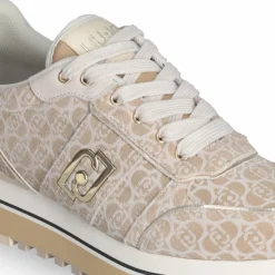 Femme Liu-Jo Baskets^Baskets en Cuir Maxi sable