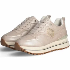 Baskets en Cuir Maxi taupe-Liu-Jo Online