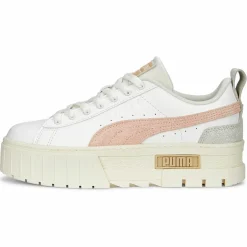 Baskets en Cuir Mayze blanches-Puma Clearance