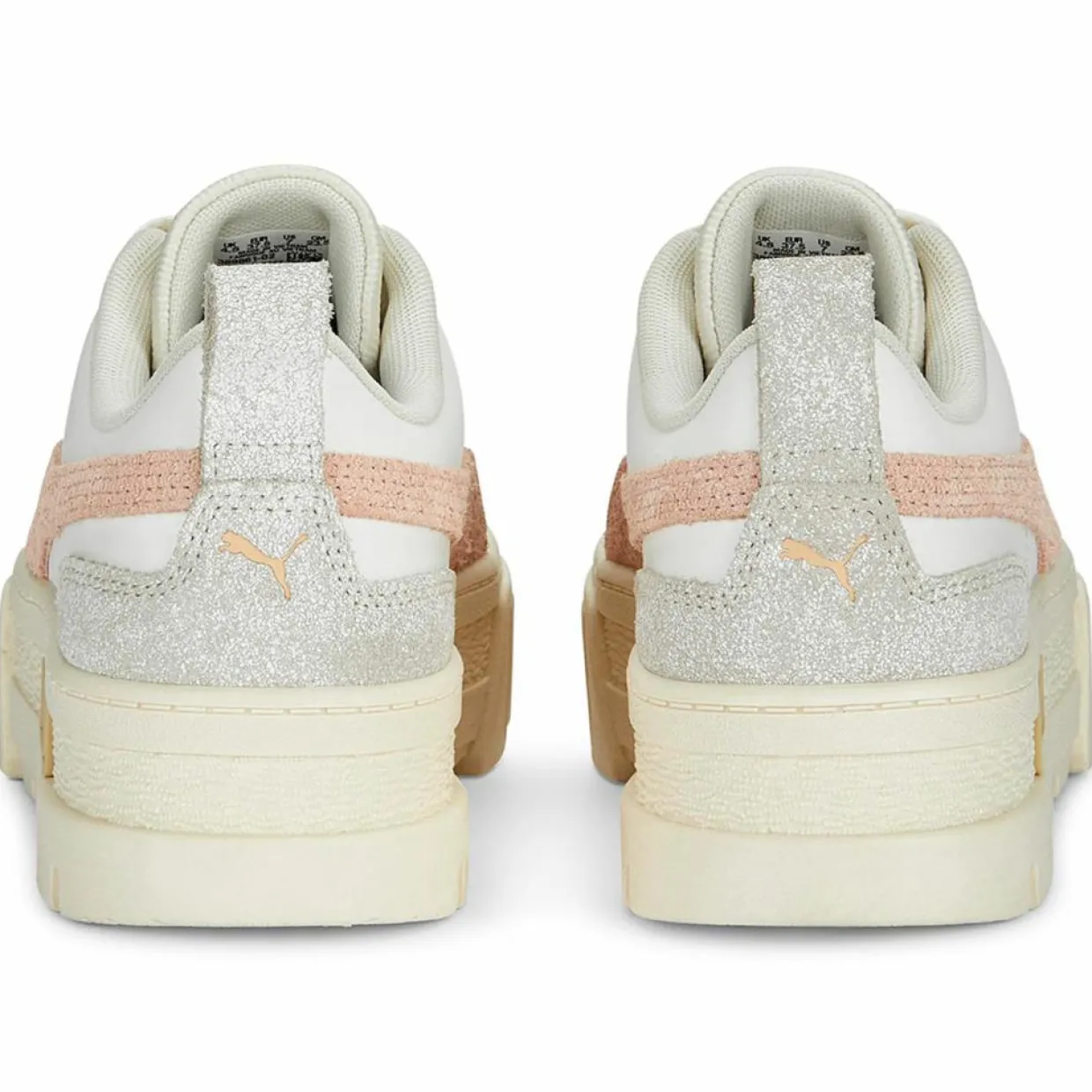Baskets en Cuir Mayze blanches-Puma Clearance