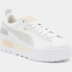 Baskets en Cuir Mayze blanches-Puma Best