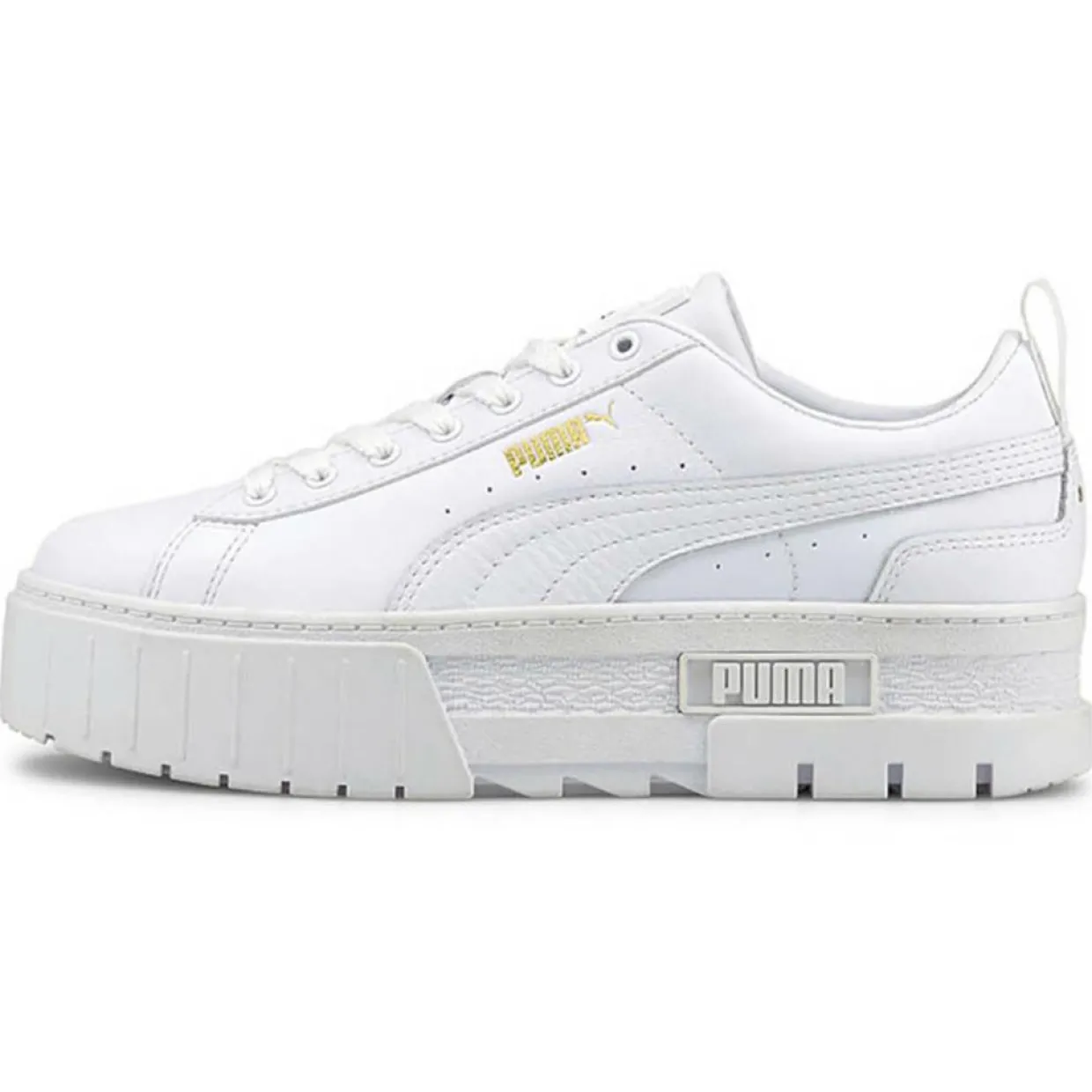 Baskets en Cuir Mayze Classic blanches-Puma Clearance