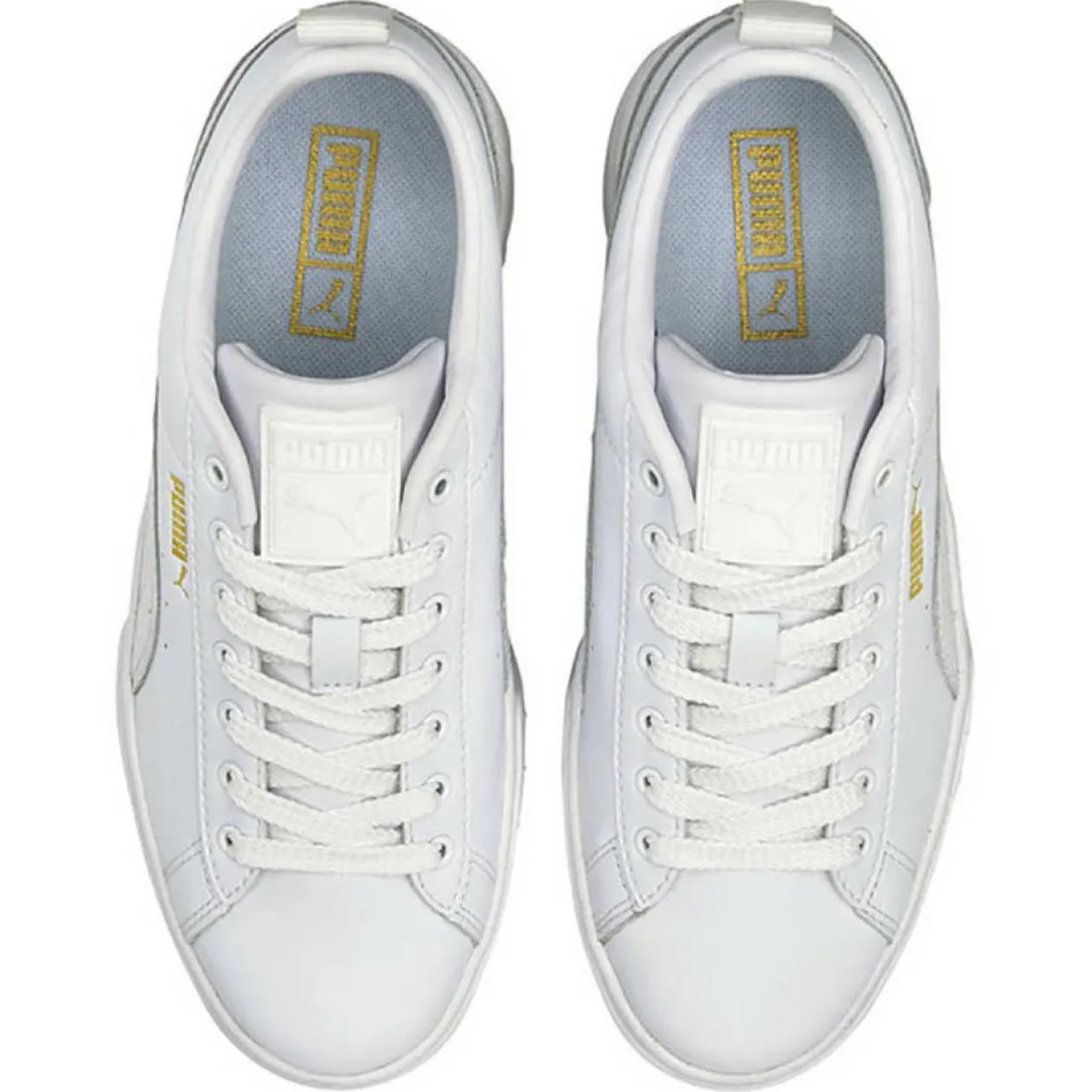 Baskets en Cuir Mayze Classic blanches-Puma Clearance