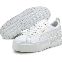 Baskets en Cuir Mayze Classic blanches-Puma Clearance