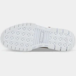 Baskets en Cuir Mayze Luxe blanc/bordeaux-Puma Discount
