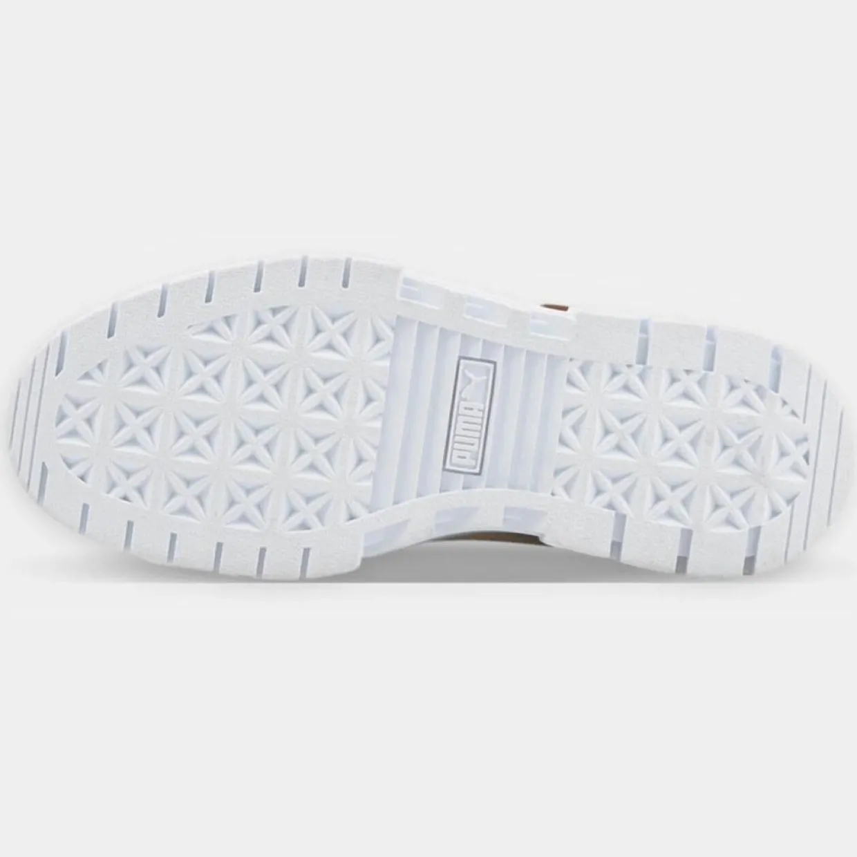 Baskets en Cuir Mayze Luxe blanc/bordeaux-Puma Discount