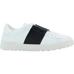 Femme Valentino Garavani Baskets^Baskets en Cuir Open blanc/noir