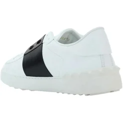 Femme Valentino Garavani Baskets^Baskets en Cuir Open blanc/noir
