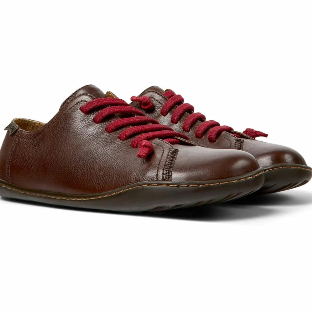 Baskets en Cuir Peu marron-Camper Best