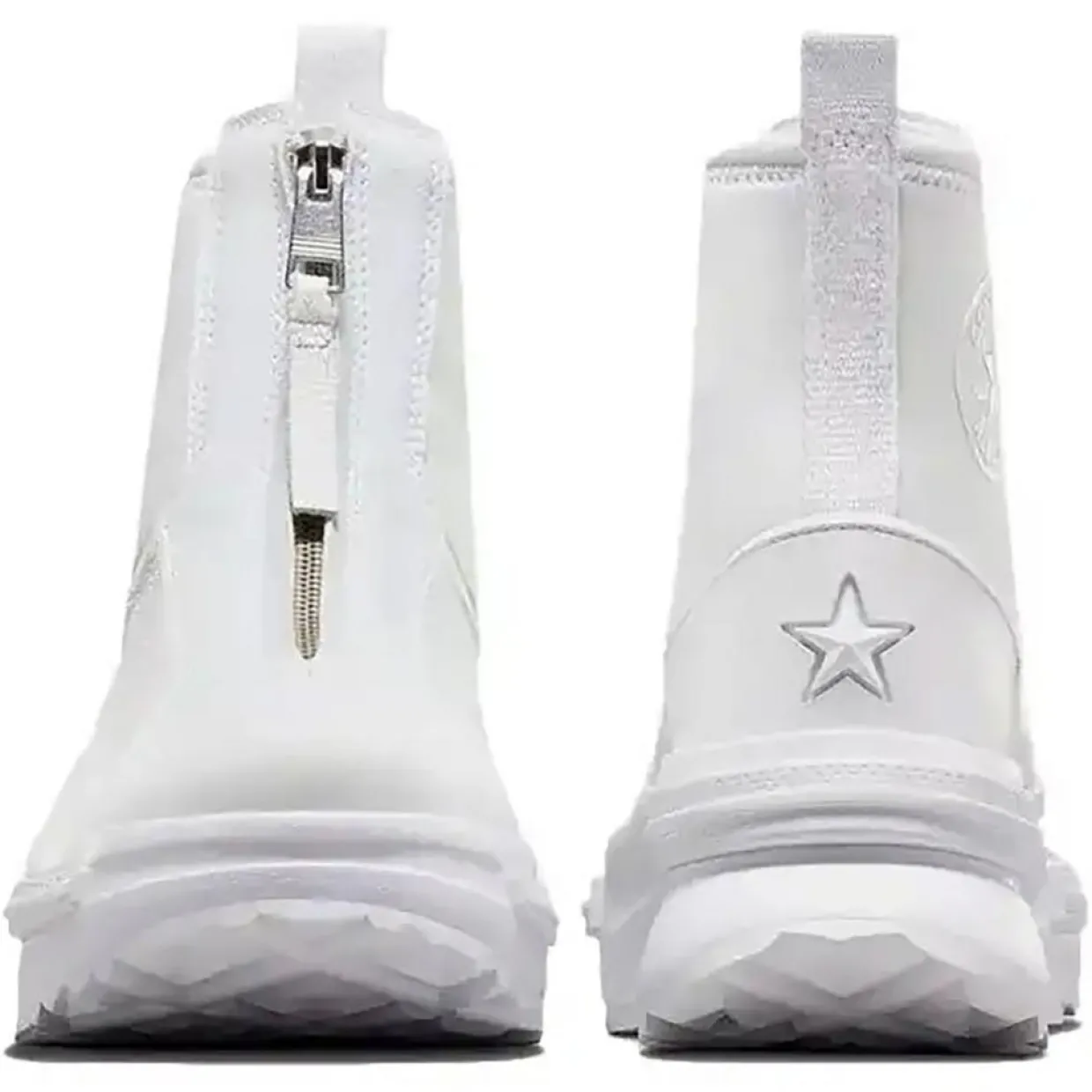 Baskets en Cuir Run Star Legacy Chelsea Luxe blanches-Converse