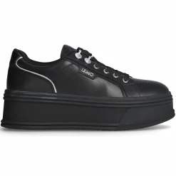 Baskets en Cuir Selma noires-Liu-Jo Hot