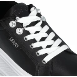 Baskets en Cuir Selma noires-Liu-Jo Hot