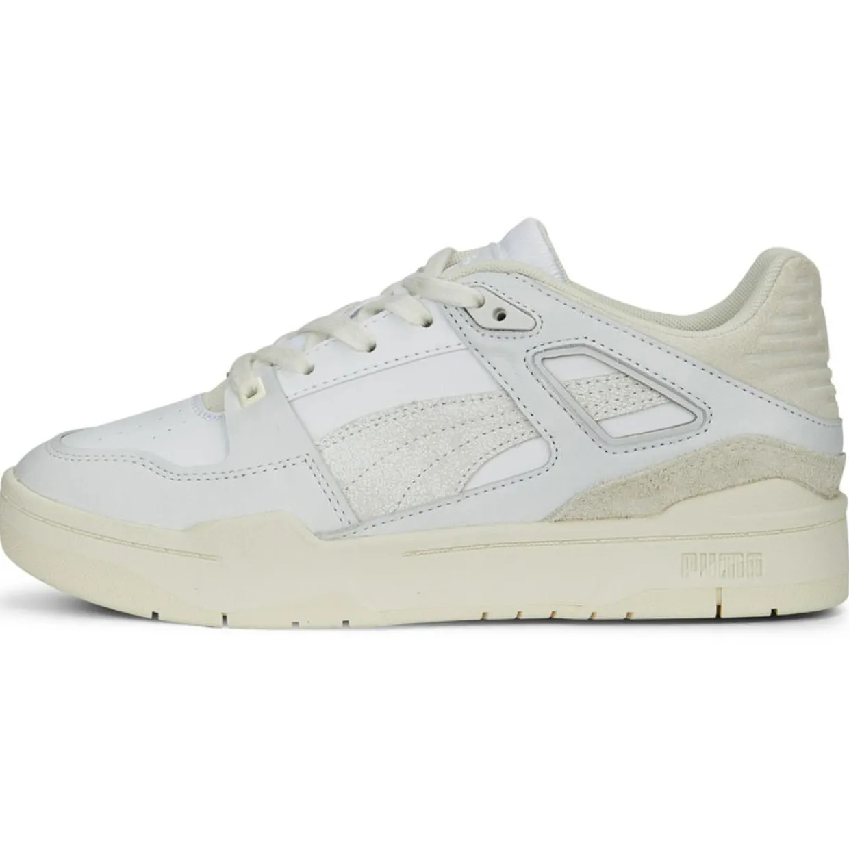Femme Puma Baskets^Baskets en Cuir Slipstream Thrifted blanc/beige
