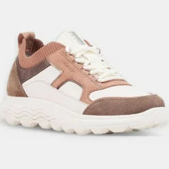 Femme Geox Baskets^Baskets en Cuir Spherica multicolores