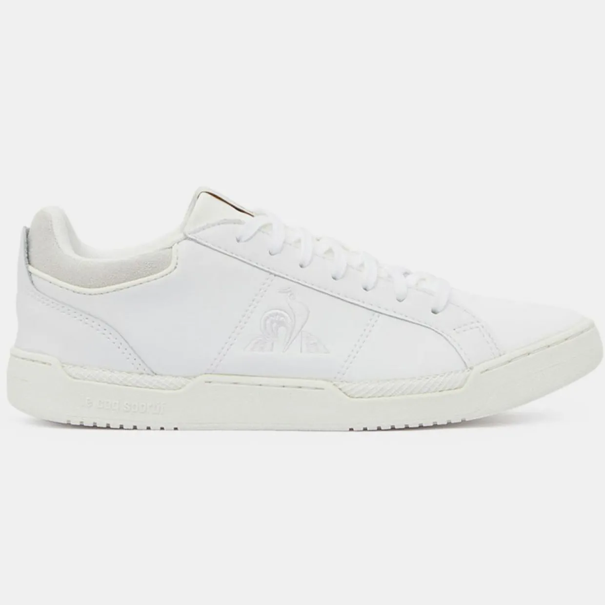 Baskets en Cuir Stadium blanches-Le Coq Sportif Outlet