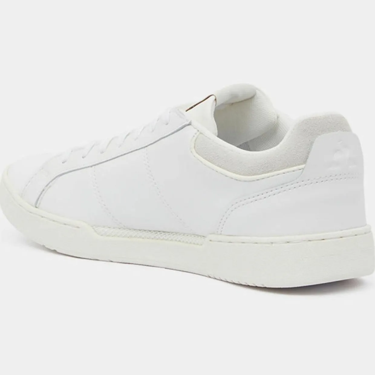 Baskets en Cuir Stadium blanches-Le Coq Sportif Outlet
