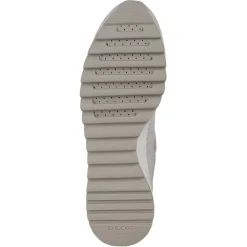 Femme Geox Baskets^Baskets en Cuir Tabelya blanc cassé/gris