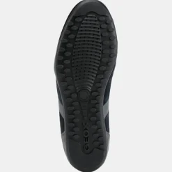 Baskets en Cuir Wells bleu/gris-Geox Best