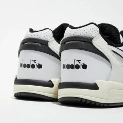 Baskets en Cuir Winner blanc/gris-Diadora Discount