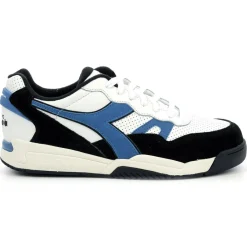 Homme Diadora Baskets^Baskets en Cuir Winner Sl noir/bleu/blanc