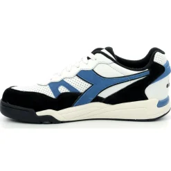 Homme Diadora Baskets^Baskets en Cuir Winner Sl noir/bleu/blanc