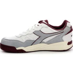 Baskets en Cuir Winner Sl gris/blanc/rouge-Diadora Online