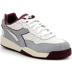 Baskets en Cuir Winner Sl gris/blanc/rouge-Diadora Online
