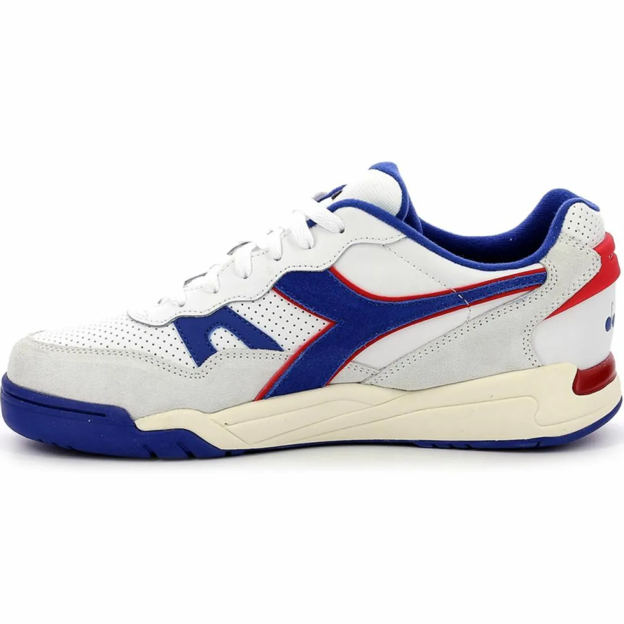 Baskets en Cuir Winner Sl blanc/bleu-Diadora Online