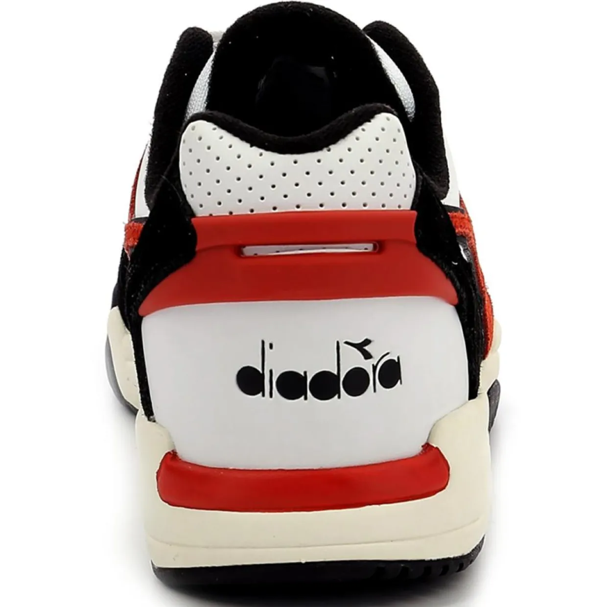 Homme Diadora Baskets^Baskets en Cuir Winner Sl noir/rouge/blanc
