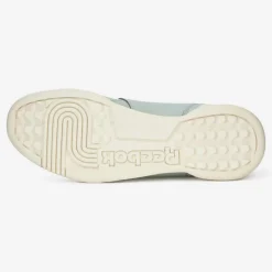 Baskets en Cuir Workout Logo céladon bleues-Reebok Outlet