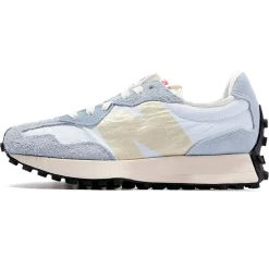 Homme New Balance Baskets^Baskets en Mesh & Velours de Cuir 327 bleues
