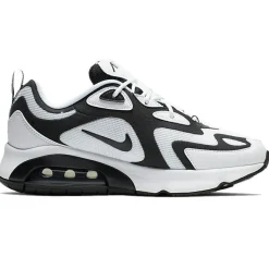Homme Nike Baskets^Baskets en Tissu & Cuir Air Max 200 blanc/noir