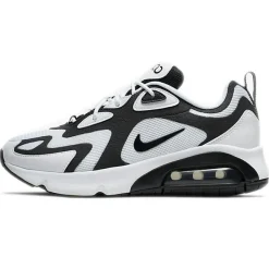 Homme Nike Baskets^Baskets en Tissu & Cuir Air Max 200 blanc/noir