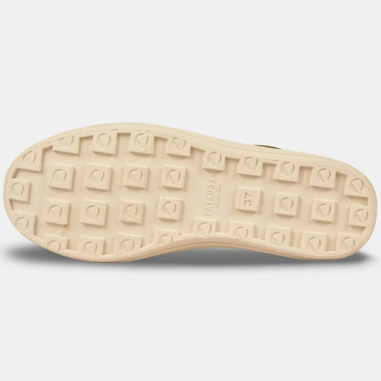 Femme Pataugas Baskets^Baskets en Toile de Coton recyclé Etche vertes