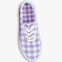 Baskets en Toile Nikolaus vichy lilas-Bocage Hot
