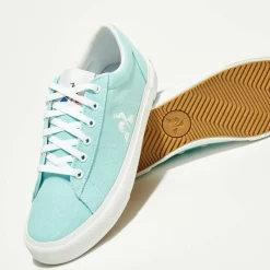 Femme Le Coq Sportif Baskets^Baskets en Toile Verdon Plus turquoise