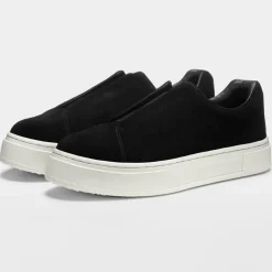 Baskets en Velours de Cuir Doja So Suede noires-Eytys Clearance