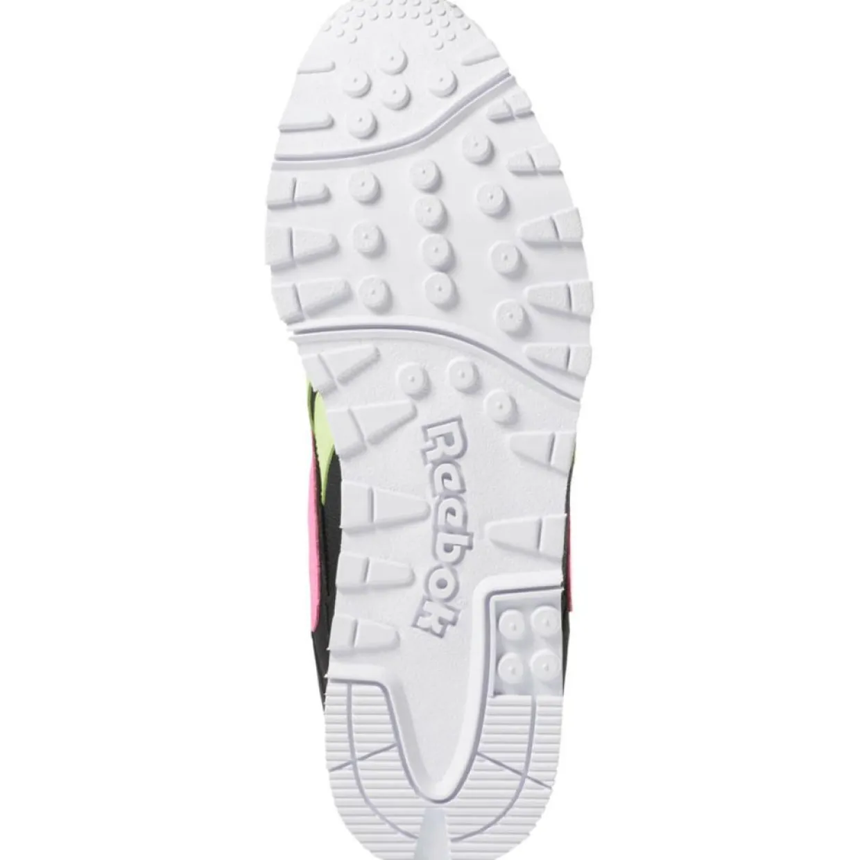 Baskets en Velours de Cuir & Mesh Rapide noir/vert/rose-Reebok