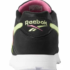 Baskets en Velours de Cuir & Mesh Rapide noir/vert/rose-Reebok